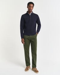 normale pasvorm supercomfortabele chinos - landgroen