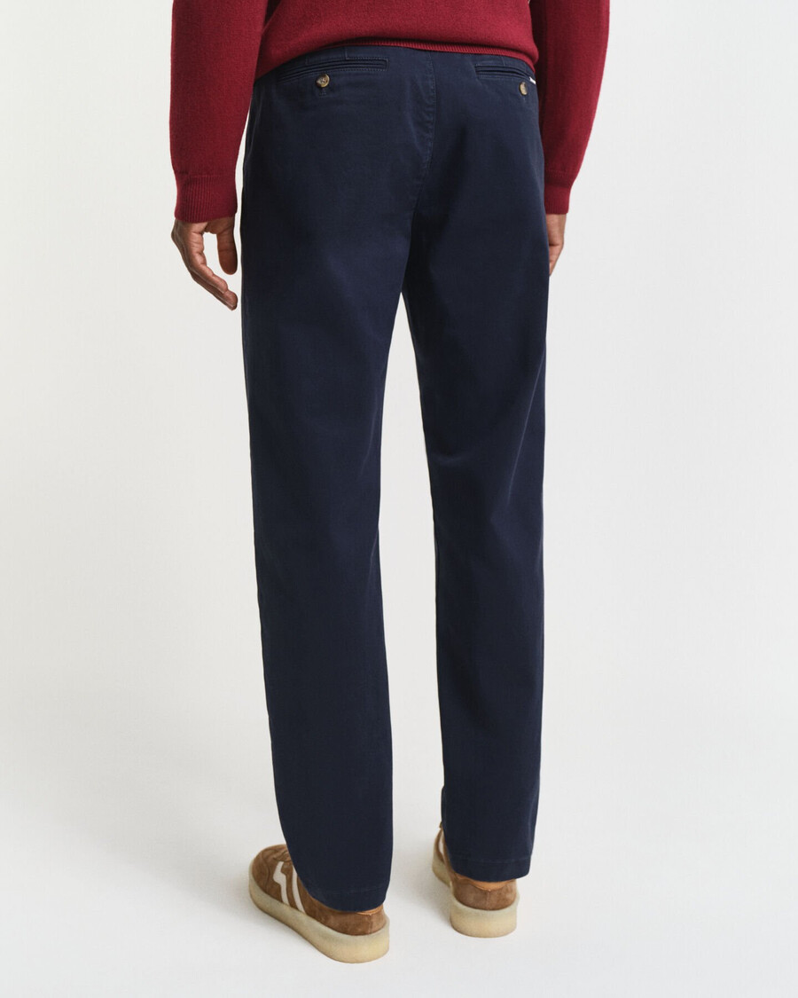 normale pasvorm supercomfortabele chinos - avondblauw