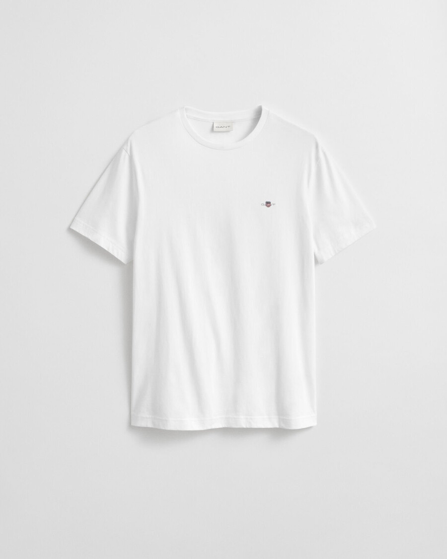 regular fit shield t-shirt - wit