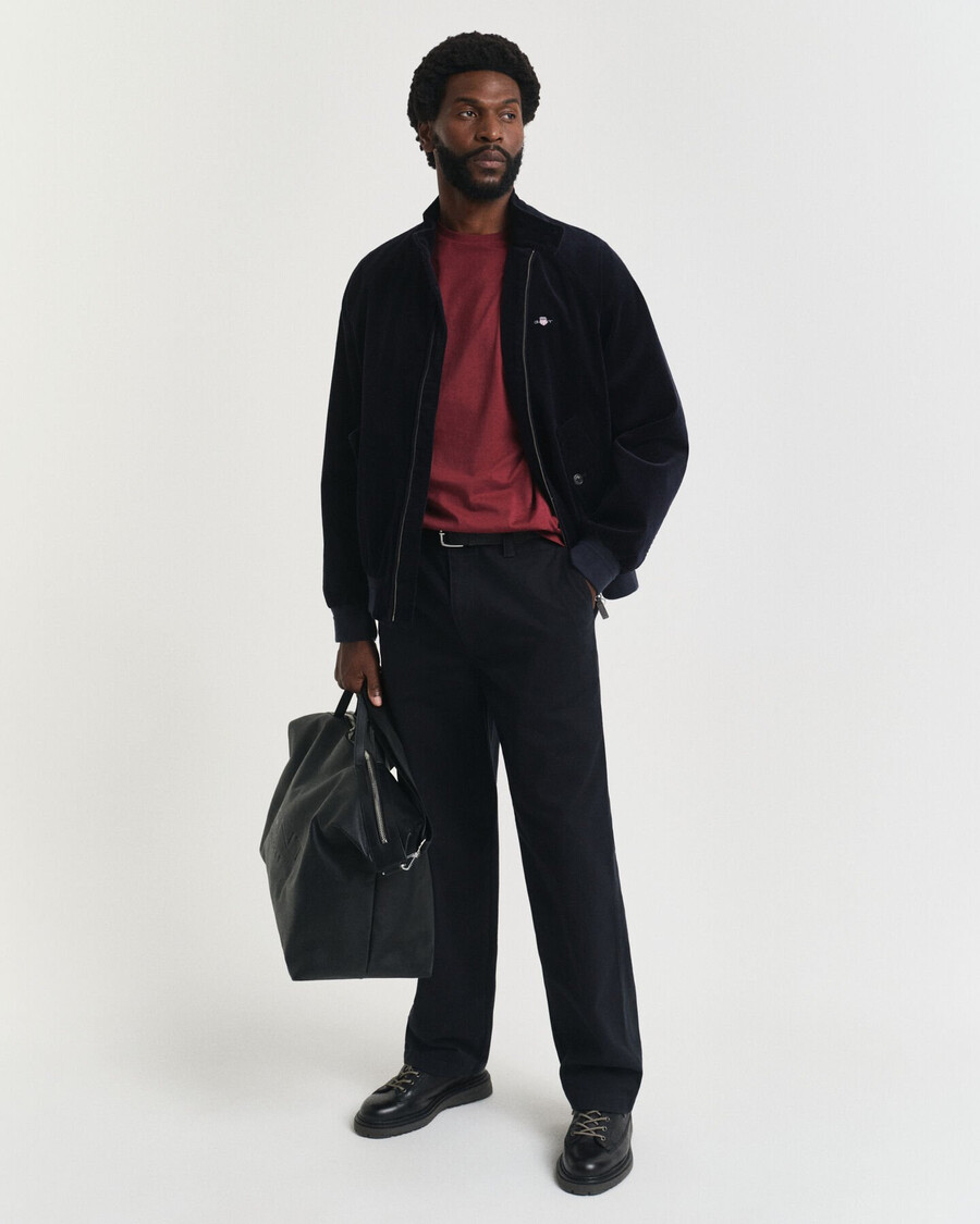 regular fit shield t-shirt - plumped red
