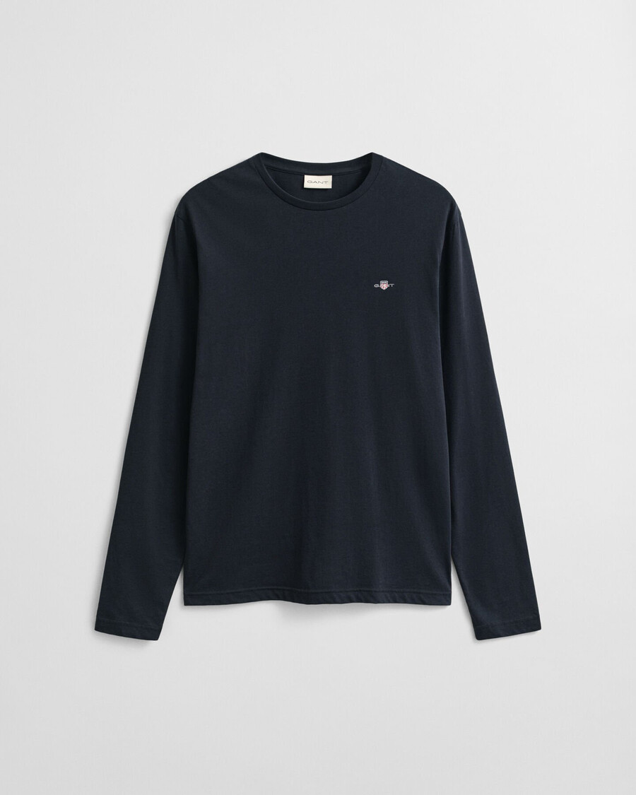 shield t-shirt met lange mouwen - zwart