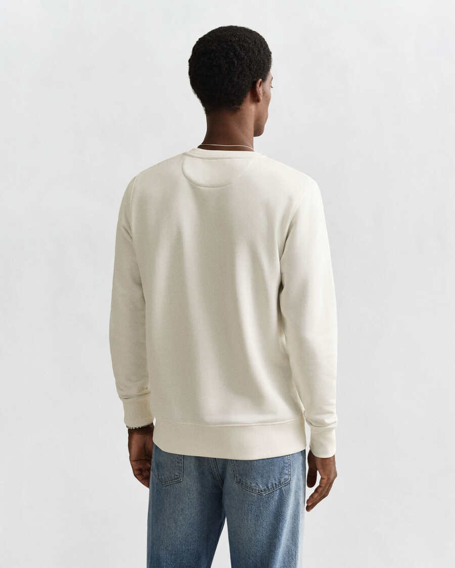 shield crew neck sweatshirt - eierschaal