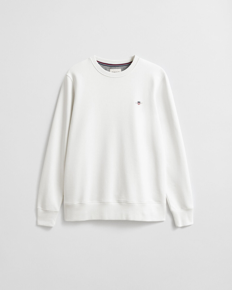 shield crew neck sweatshirt - eierschaal