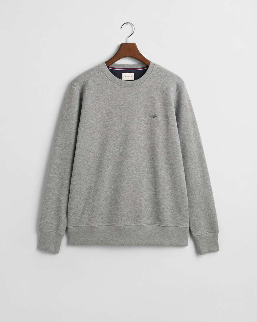 shield crew neck sweatshirt - grijs gemêleerd