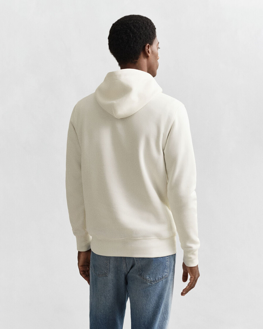 shield hoodie - eggshell