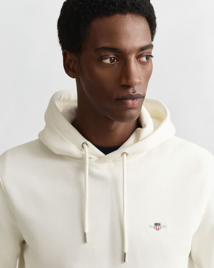 shield hoodie - eggshell