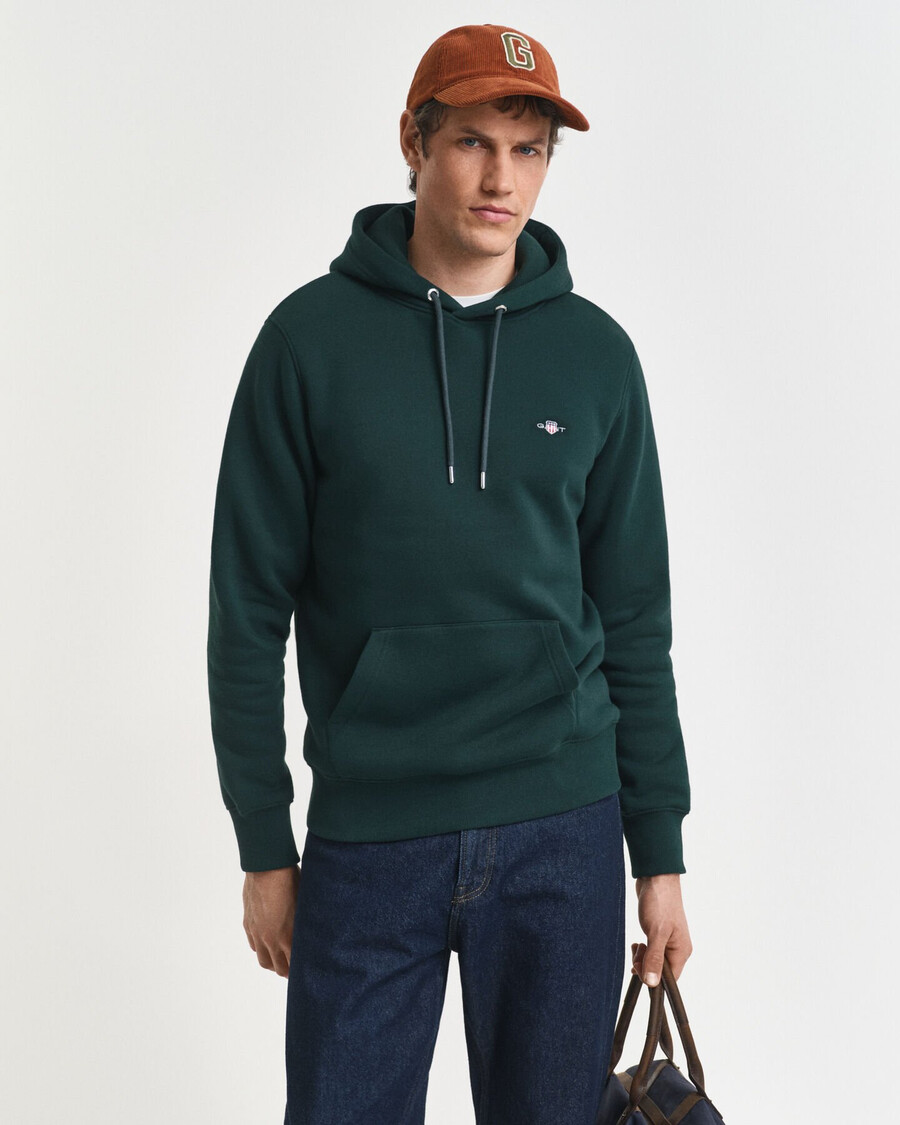 shield hoodie - tartan groen