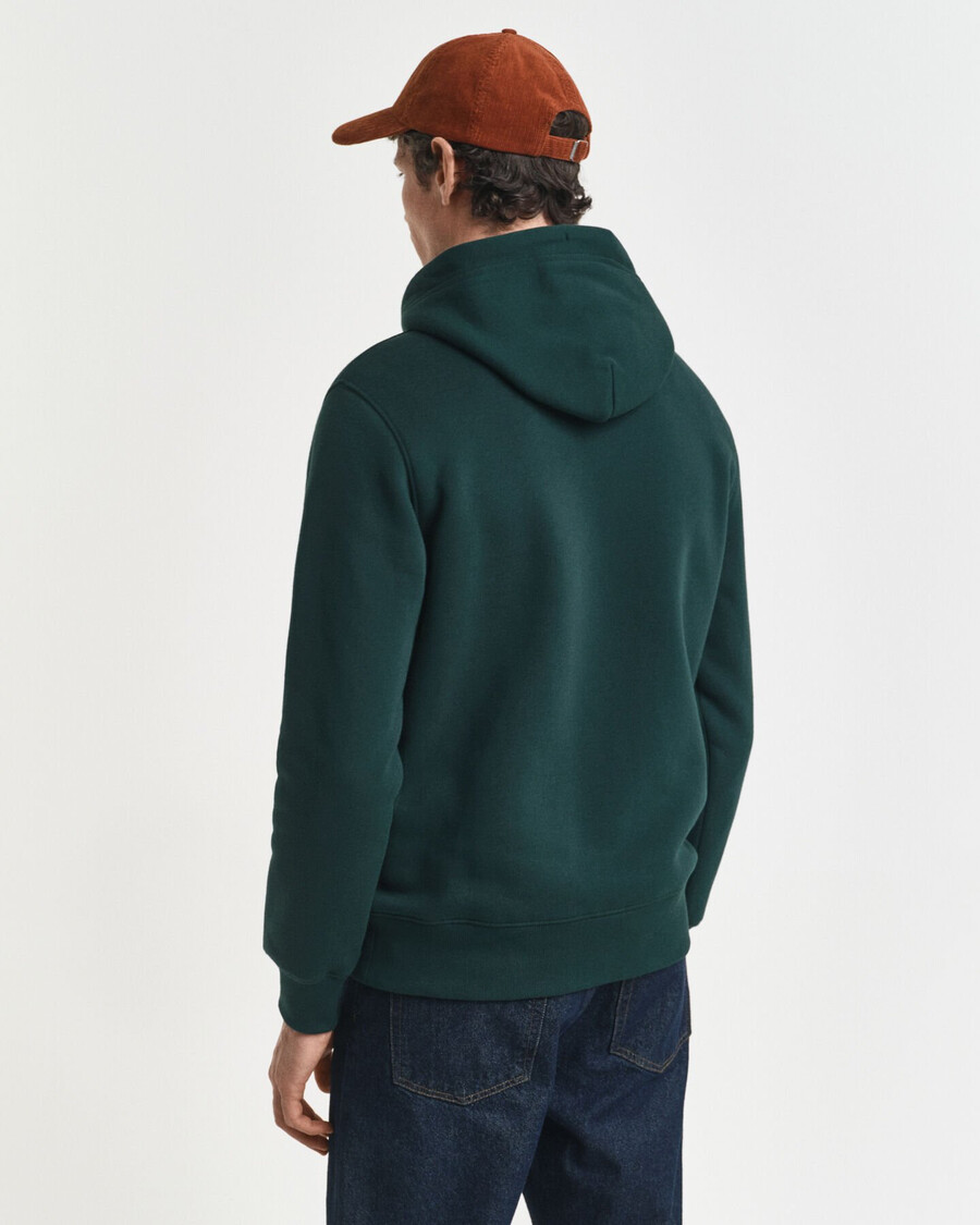 shield hoodie - tartan groen
