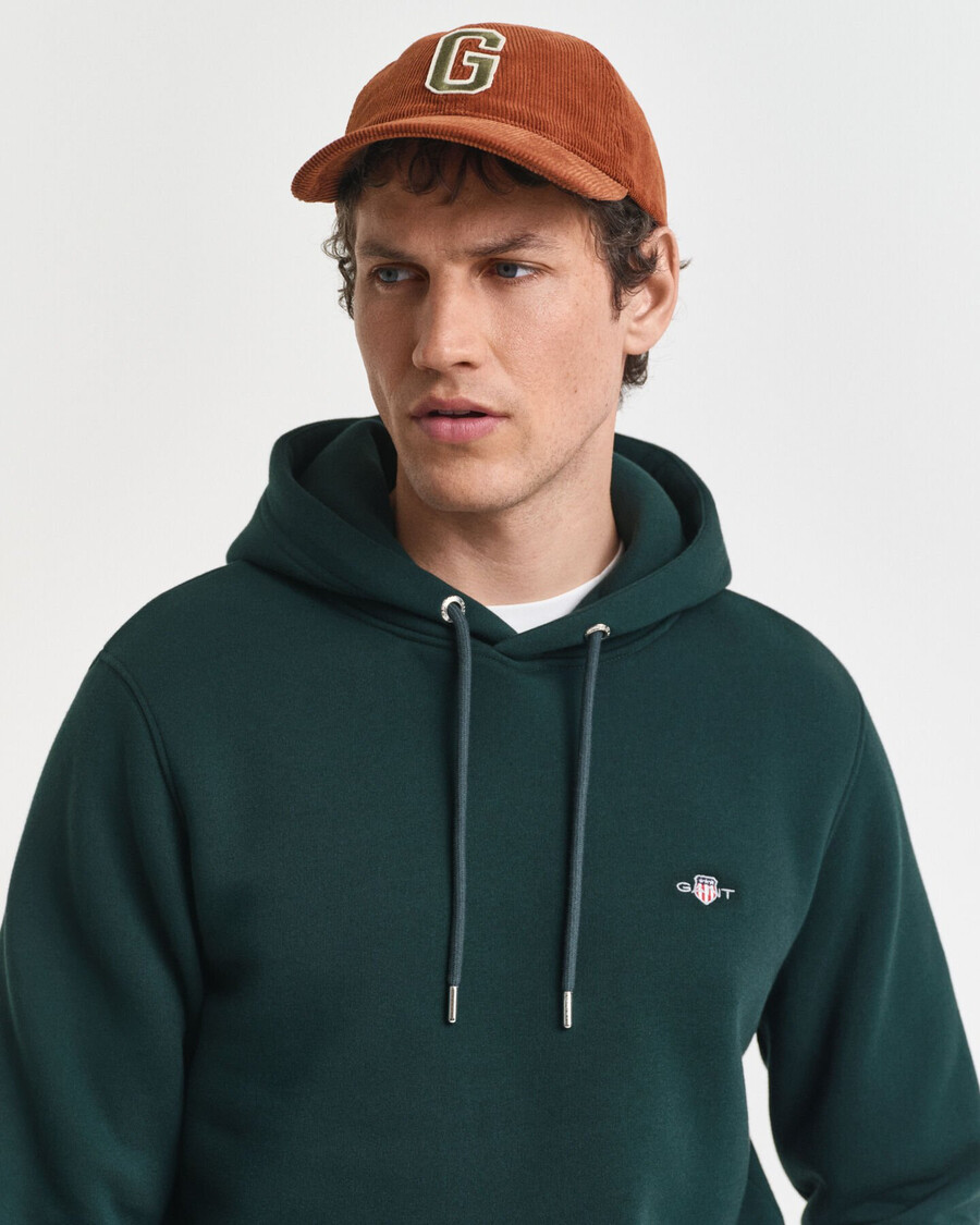 shield hoodie - tartan groen