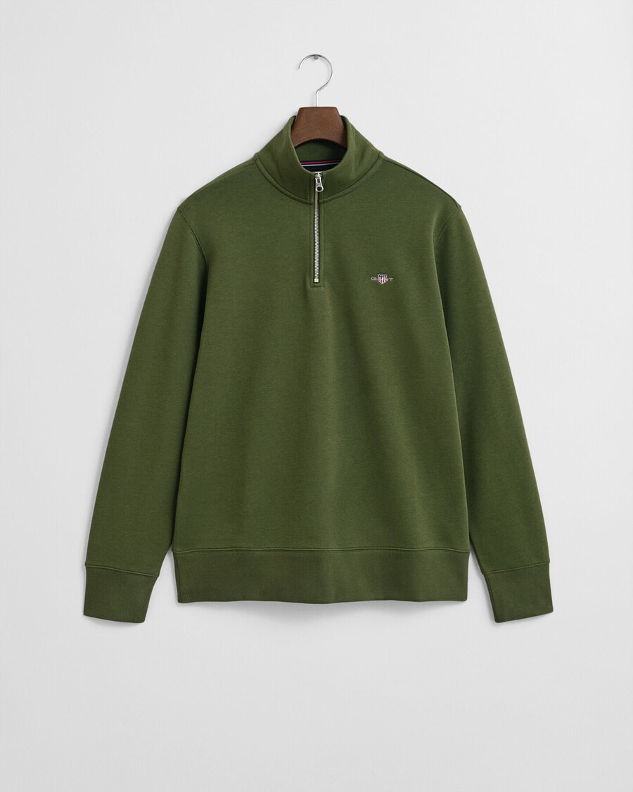 shield halfzip sweatshirt - landelijk groen