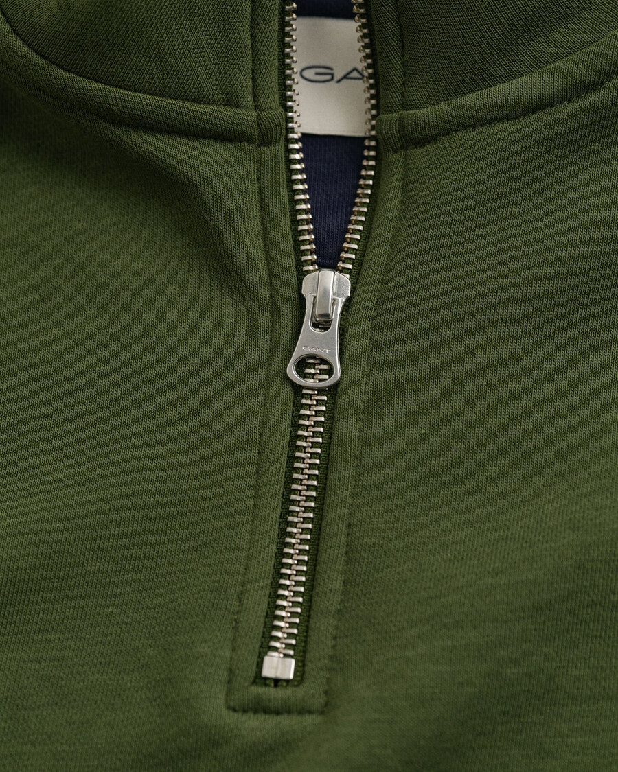 shield halfzip sweatshirt - landelijk groen