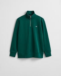 shield halfzip sweatshirt - diep bosgroen