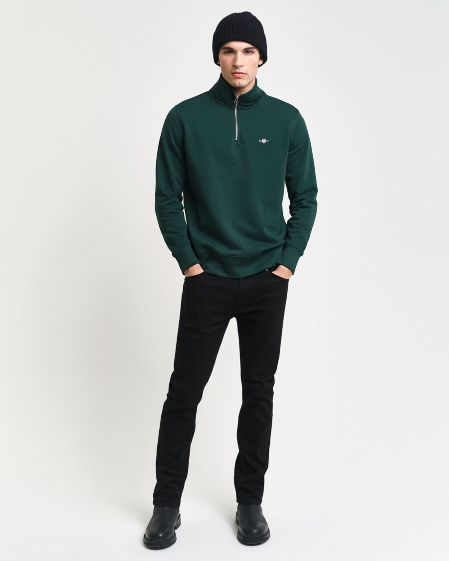 shield halfzip sweatshirt - tartan groen