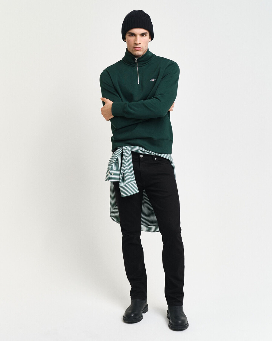 shield halfzip sweatshirt - tartan groen