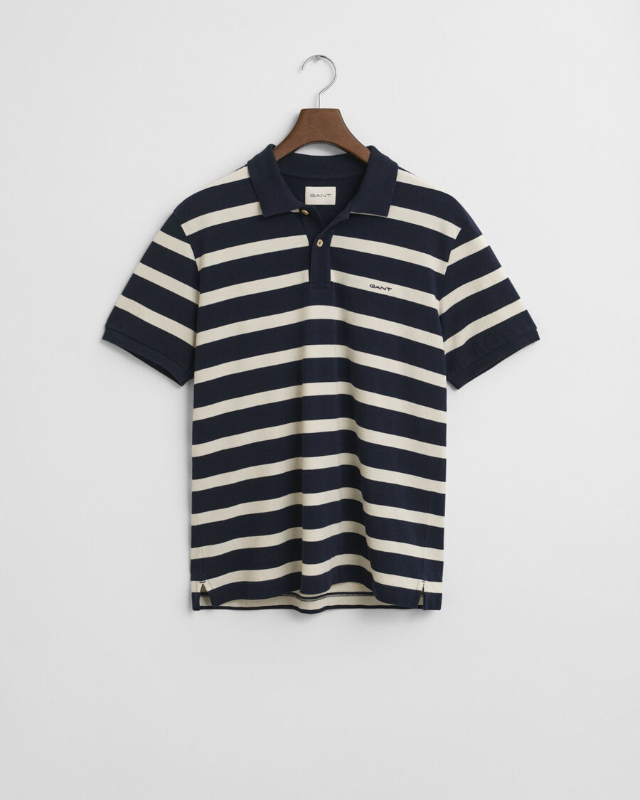 gestreept poloshirt - avondblauw