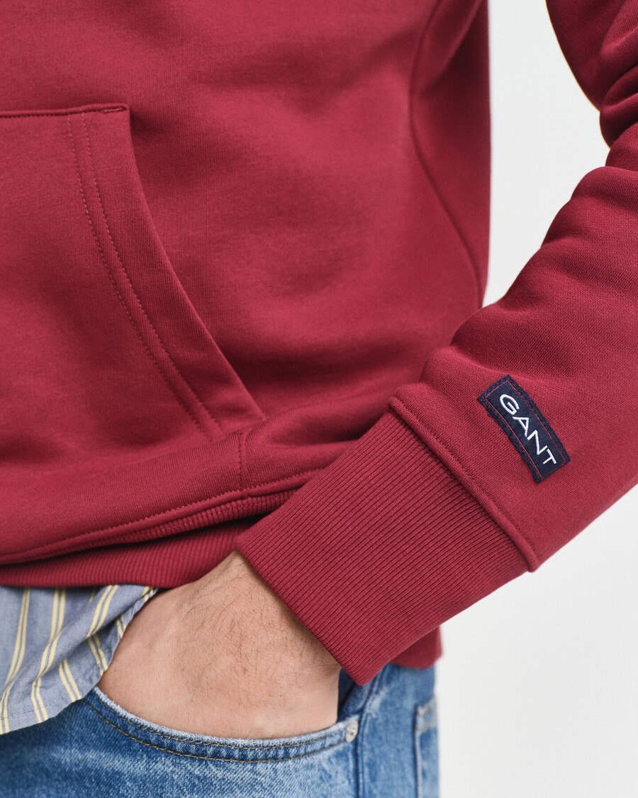 hoodie met logo en logo - plumped red