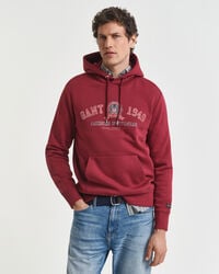 hoodie met logo en logo - plumped red