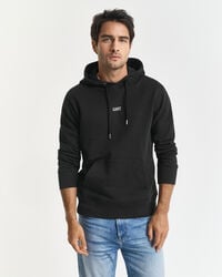 hoodie met kleine print - zwart
