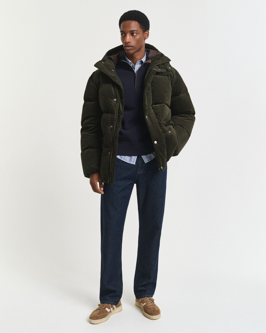sacker rib halfzip sweatshirt - avondblauw