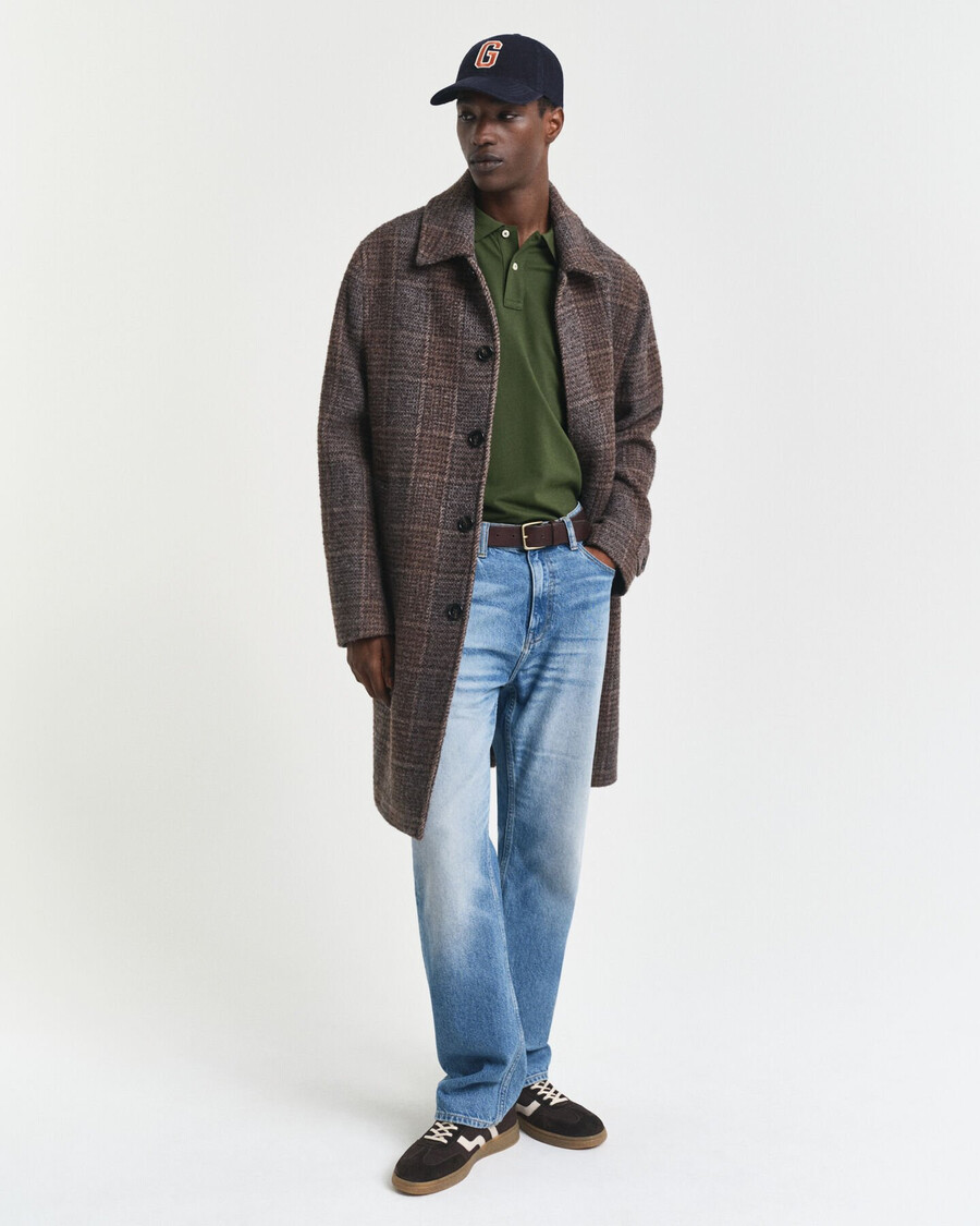 poloshirt met normale pasvorm en piqué-afwerking - landgroen