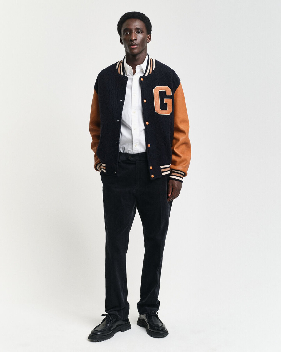 slim fit klassiek poplin overhemd - wit