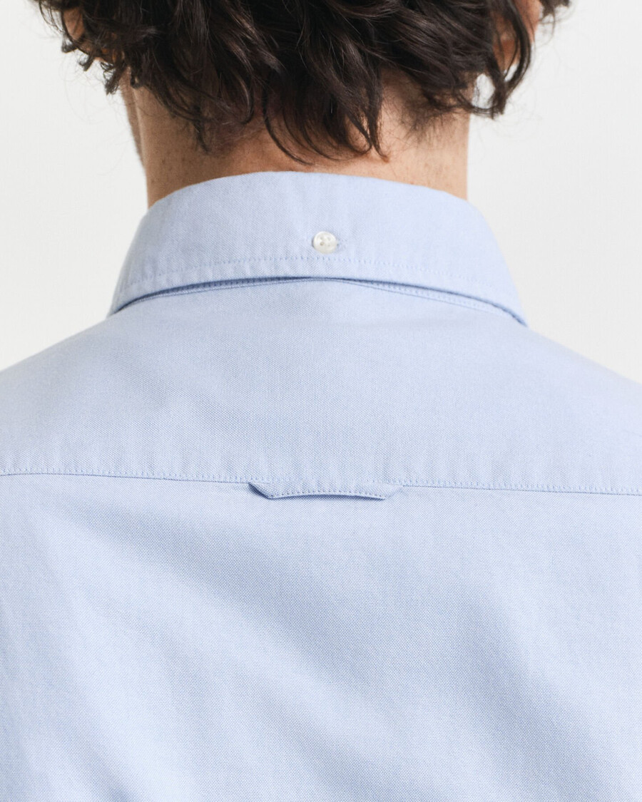 slim fit klassiek oxford overhemd - lichtblauw