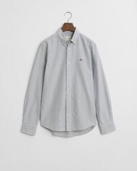 slim fit banker stripe classic oxford shirt - perzisch blauw