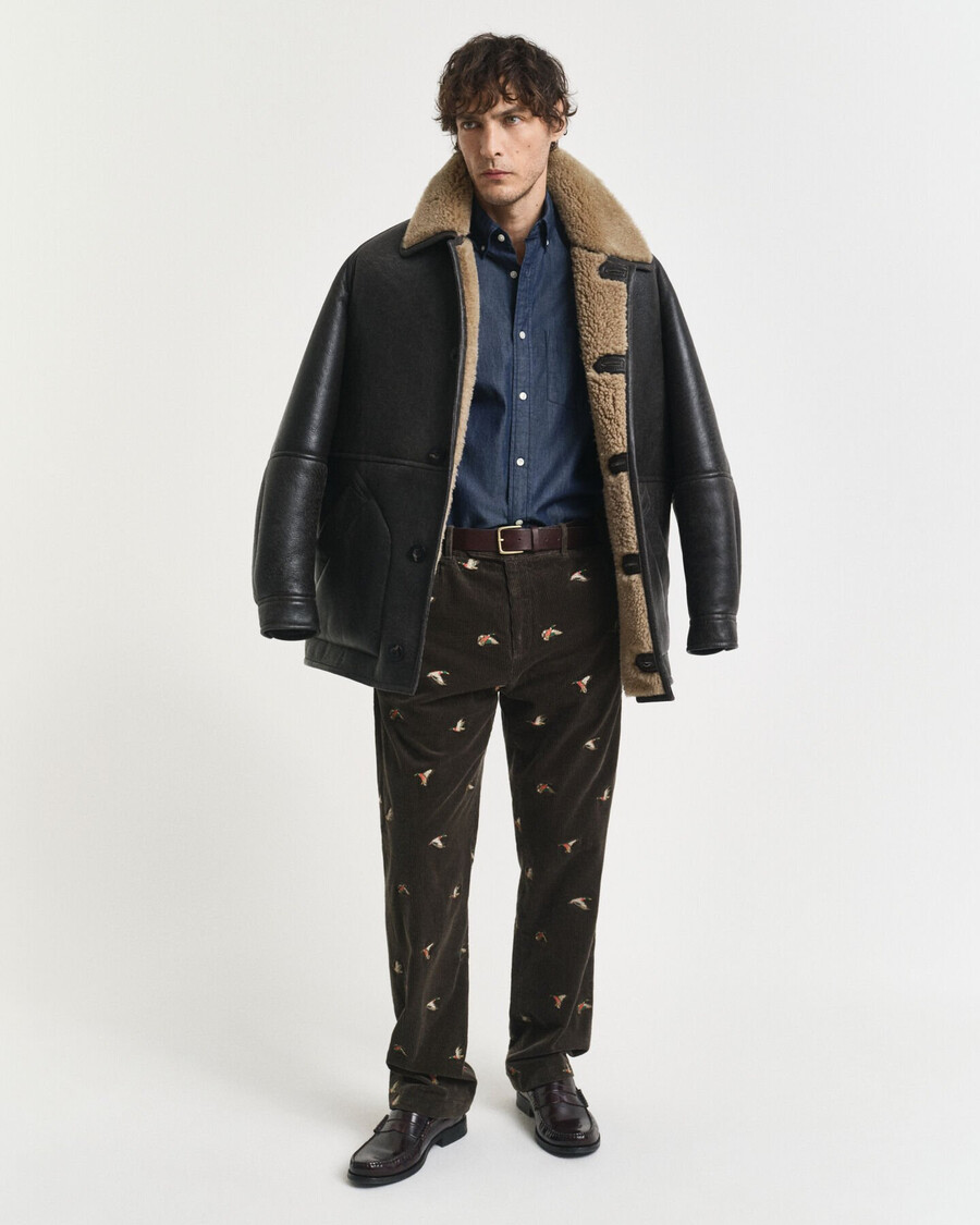 regular fit indigo shirt - donker indigo