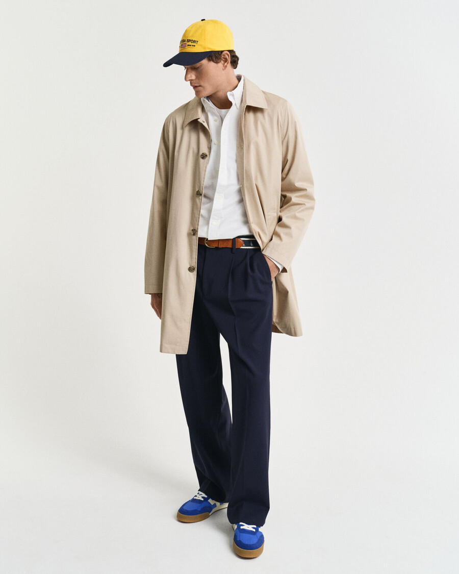 slim fit oxford stretch shirt - wit