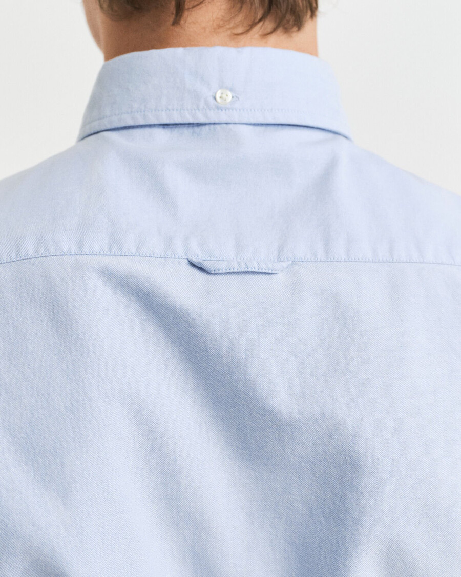 slim fit oxford stretch shirt - lichtblauw