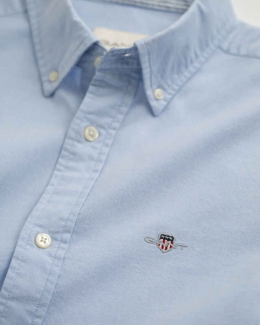 slim fit oxford stretch shirt - lichtblauw