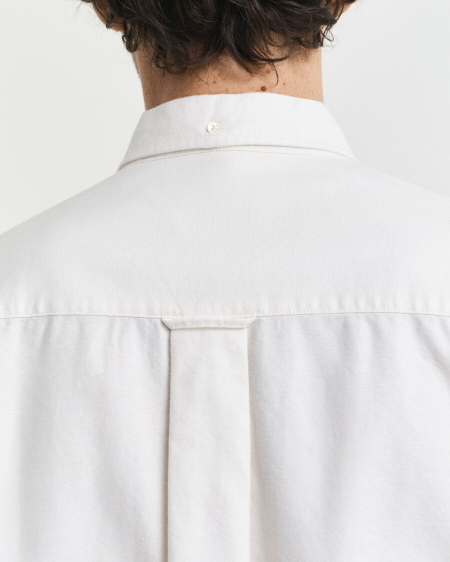relaxed fit heritage oxford overhemd - eierschaal