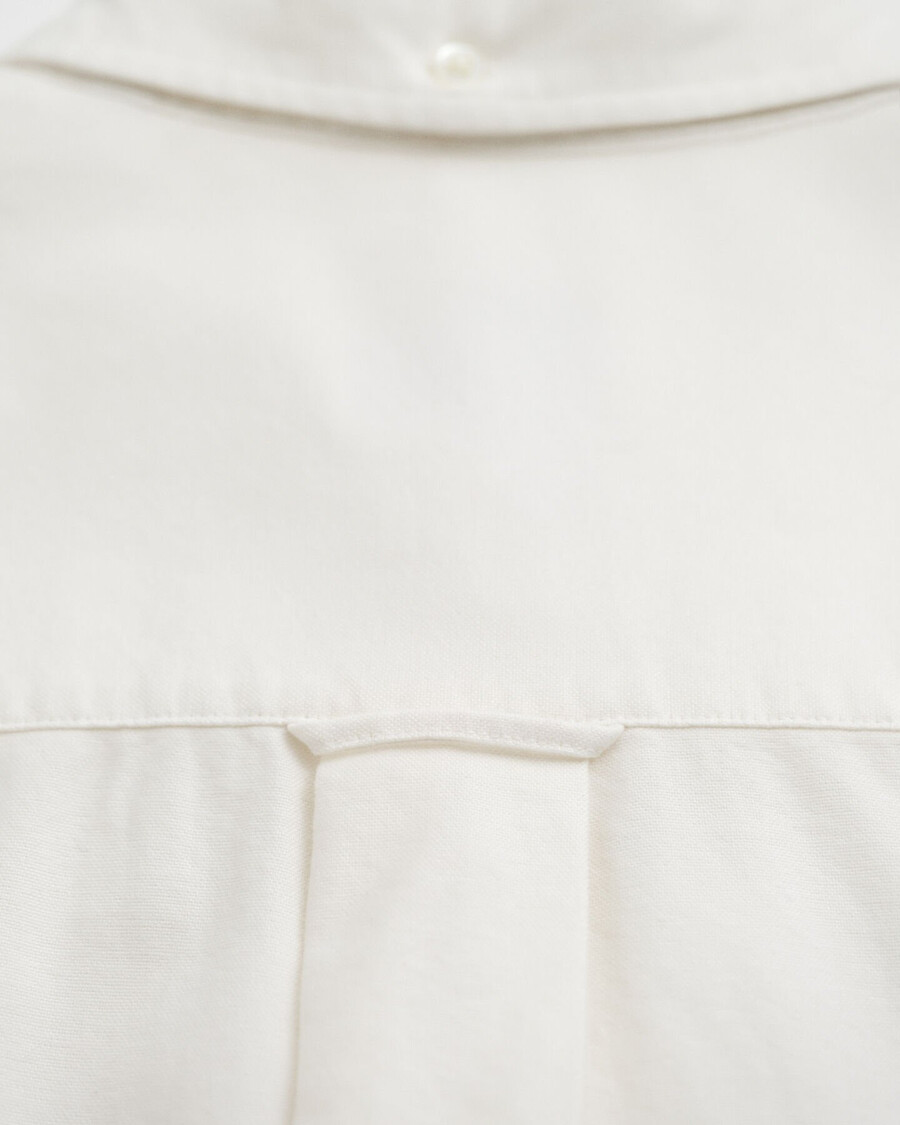 relaxed fit heritage oxford overhemd - eierschaal