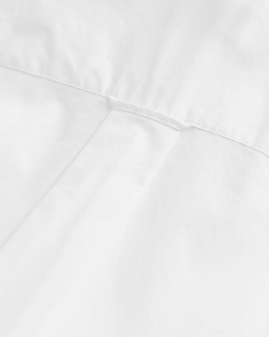 relaxed fit heritage poplin overhemd - wit