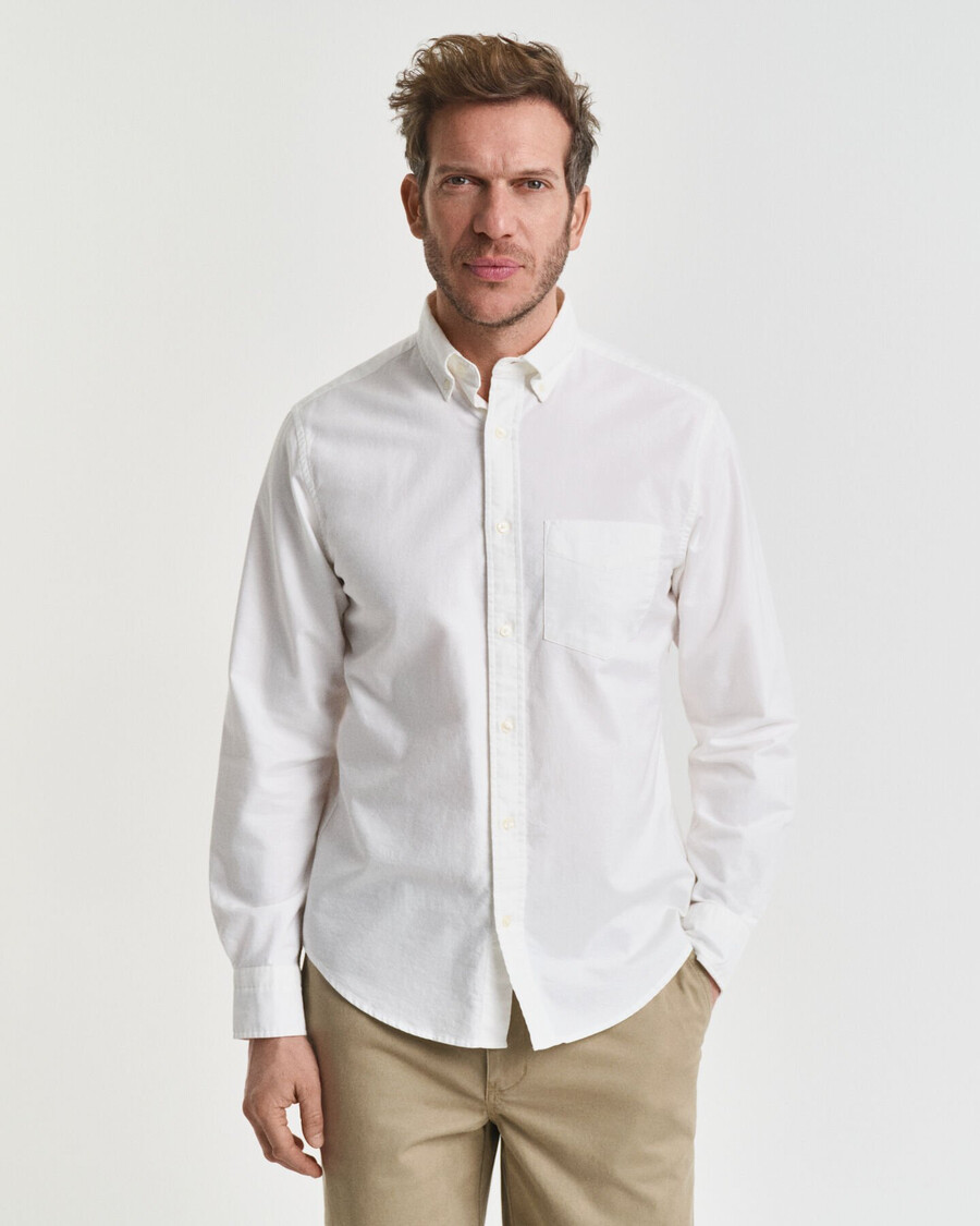 regular fit archive oxford shirt - eierschaal