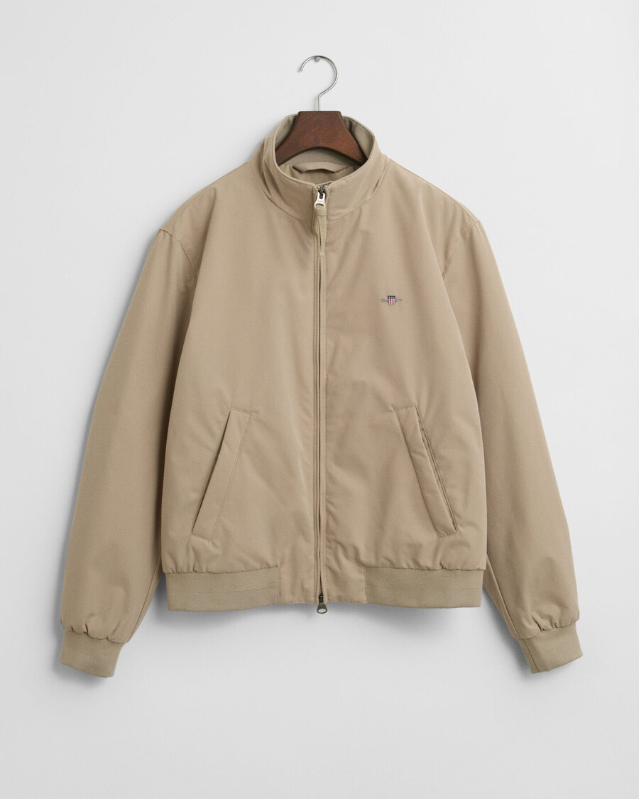gewatteerde hampshire-jas - betonbeige