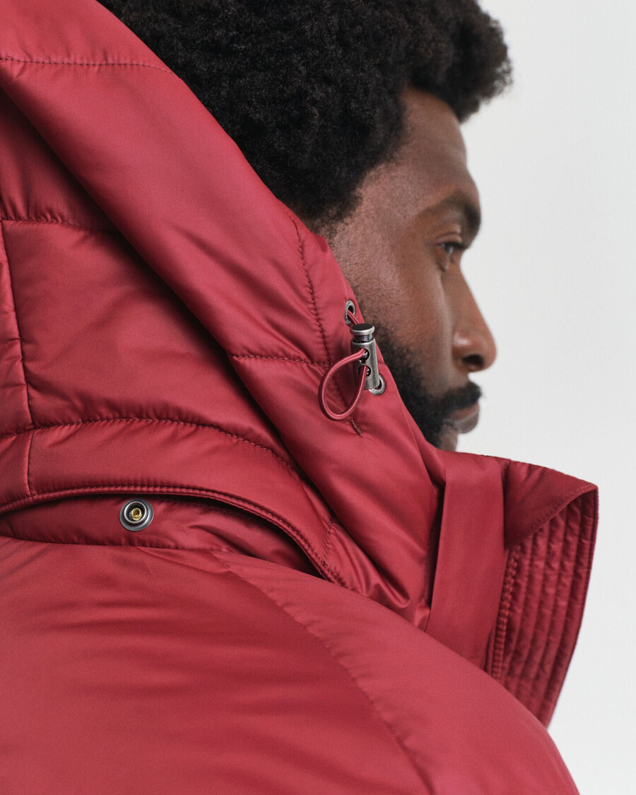 active cloud jacket - plumped red