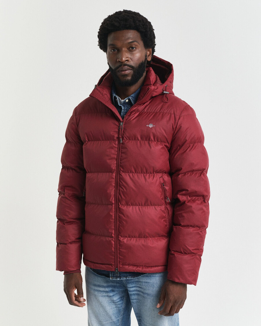 active cloud jacket - plumped red