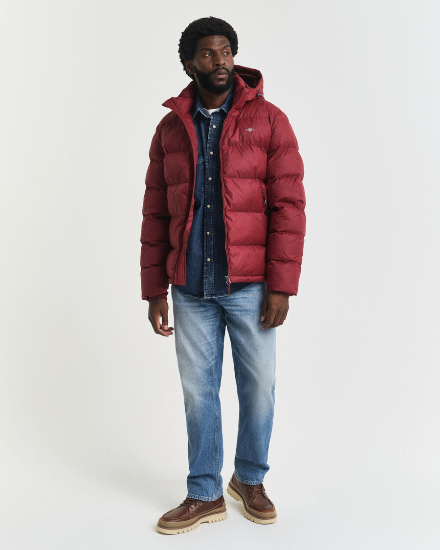 active cloud jacket - plumped red