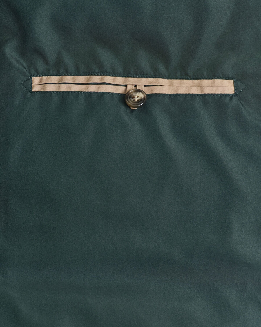 katoenen halfdonsvest - licht taupe