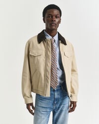 leren rodeo jas - putty