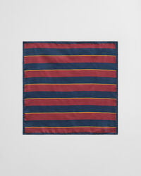 gestreept pochet - vol en rood