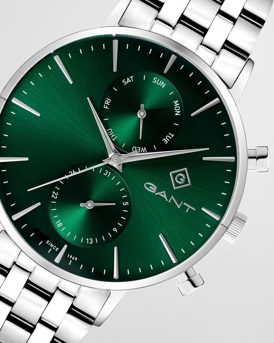 park hill daydate ii horloge - weelderig groen