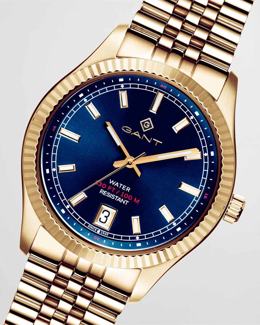 sussex 44 horloge - opvallend blauw
