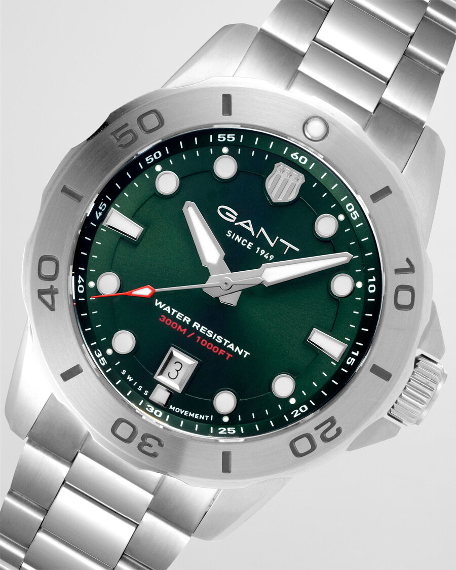 gp301 horloge - bosgroen