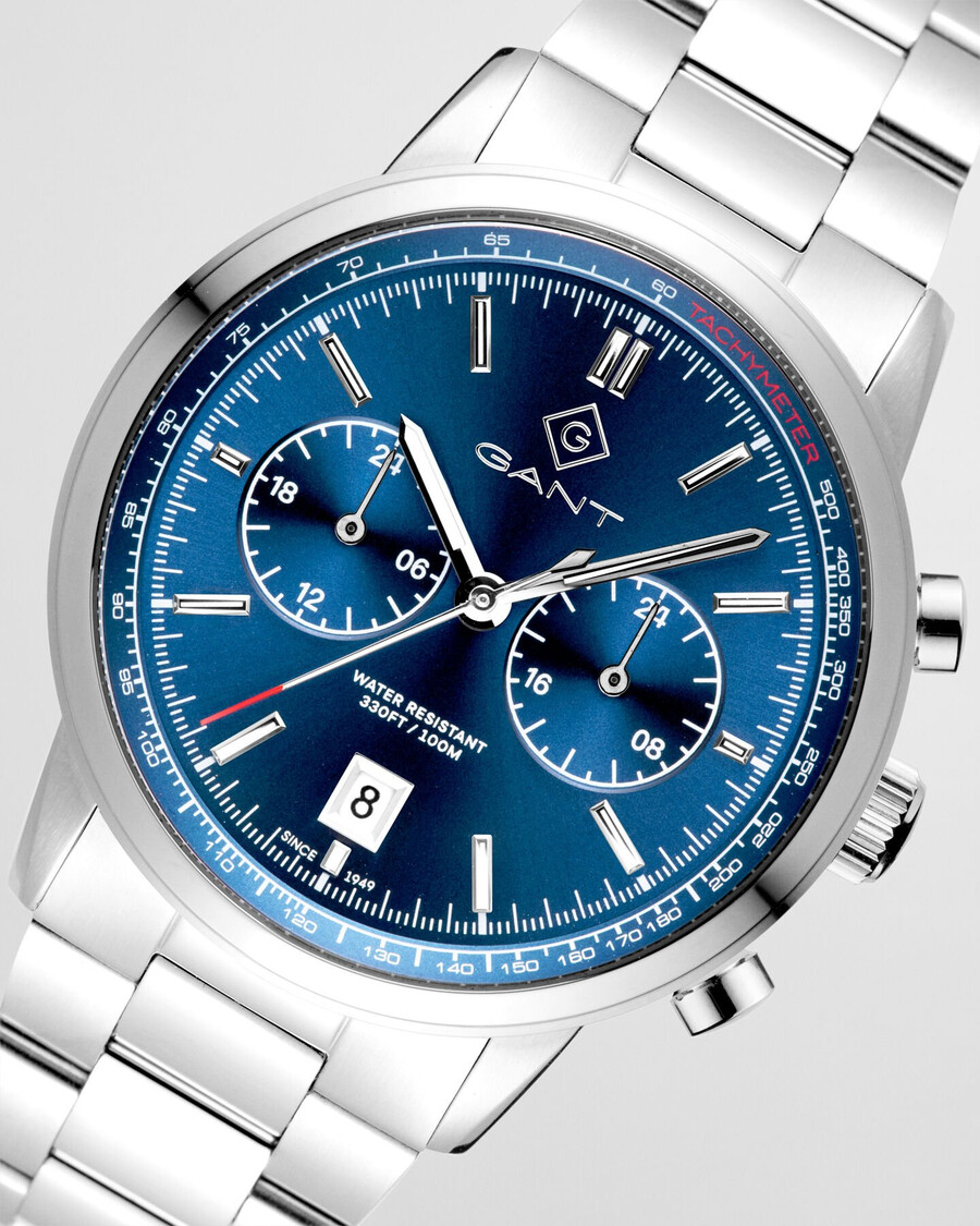 bergamo horloge - klassiek blauw