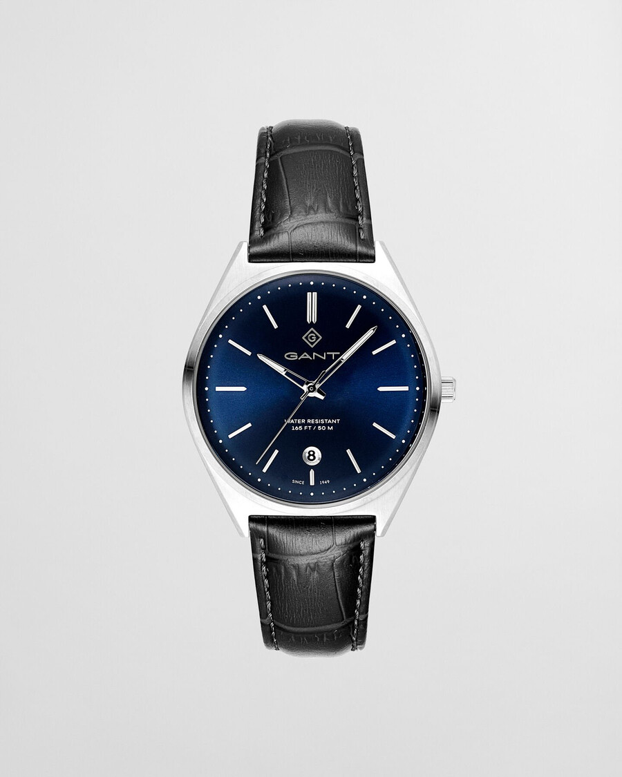 abington horloge - klassiek blauw