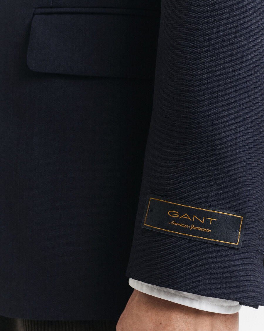 slim fit club bazer - avondblauw