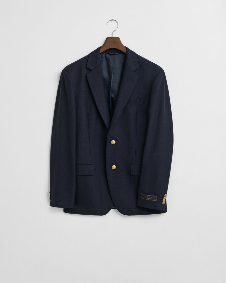 slim fit club bazer - avondblauw