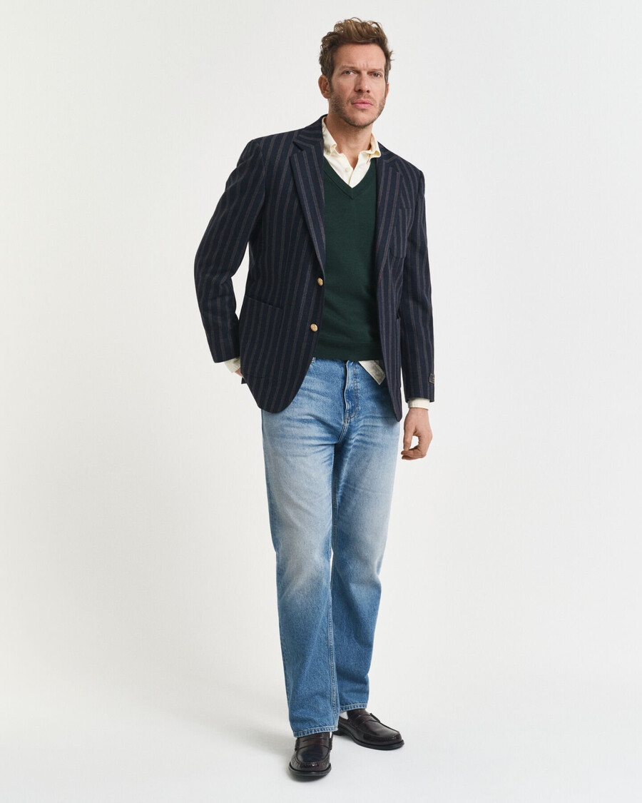 klassiek katoenen vest - groen met ruitpatroon